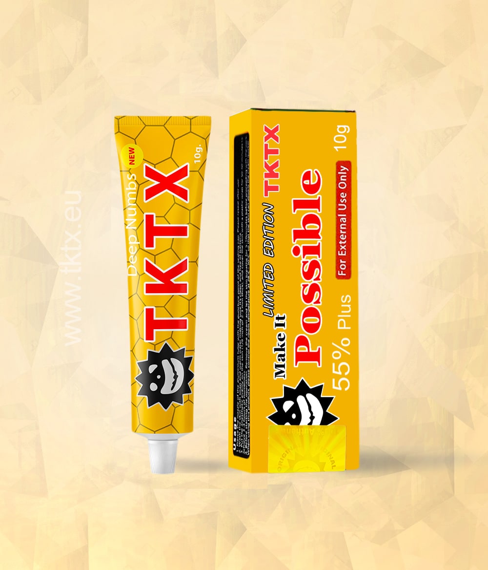 TKTX Numbing Cream Yellow 55% - Limited Edition