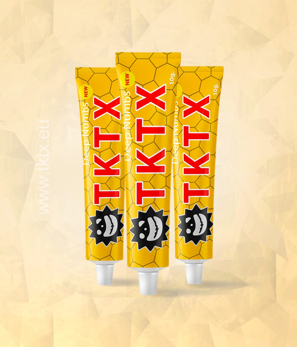TKTX Numbing Cream Yellow, best numbing cream for tattoos, best numb cream shop