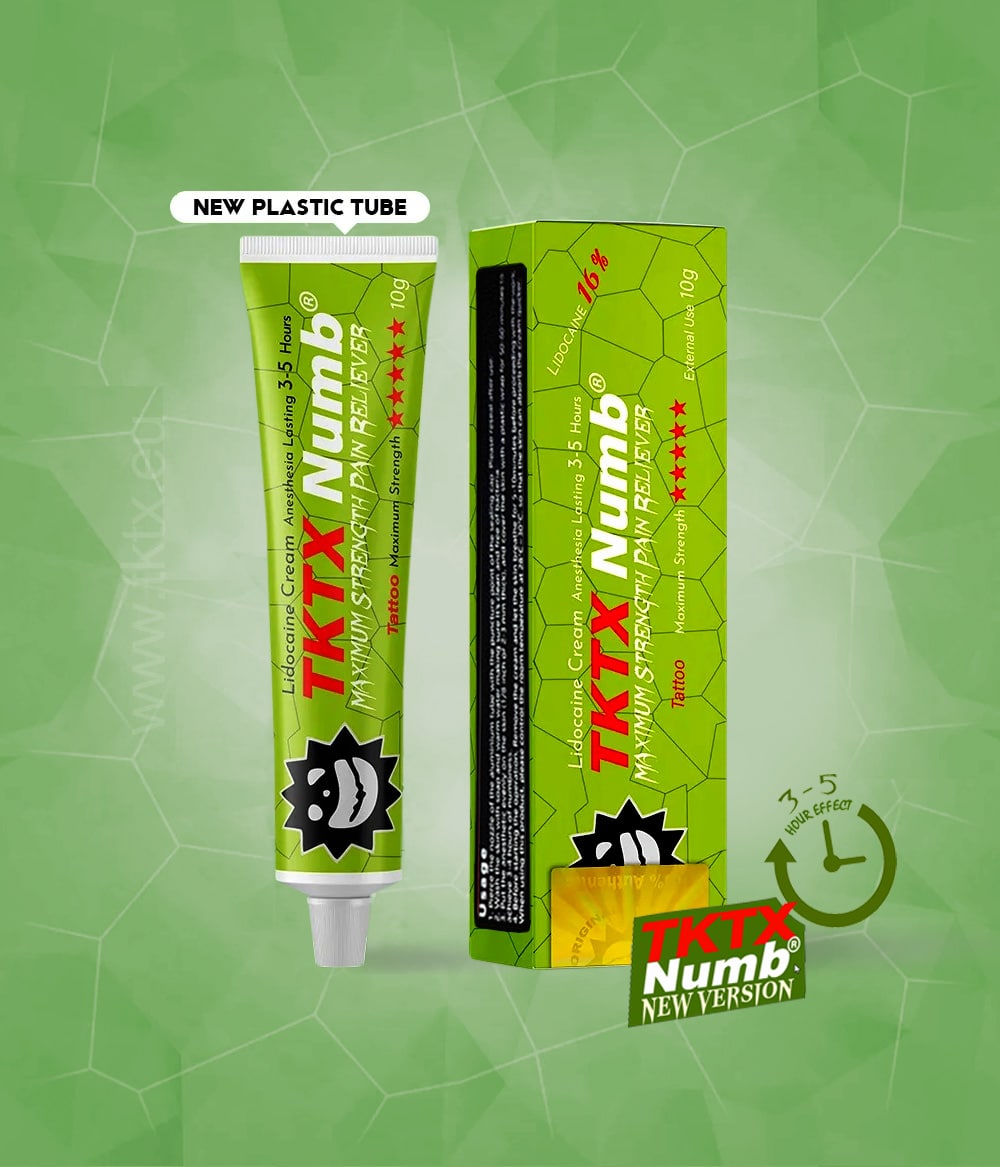 TKTX Numb® Green – Lidocaine 16%